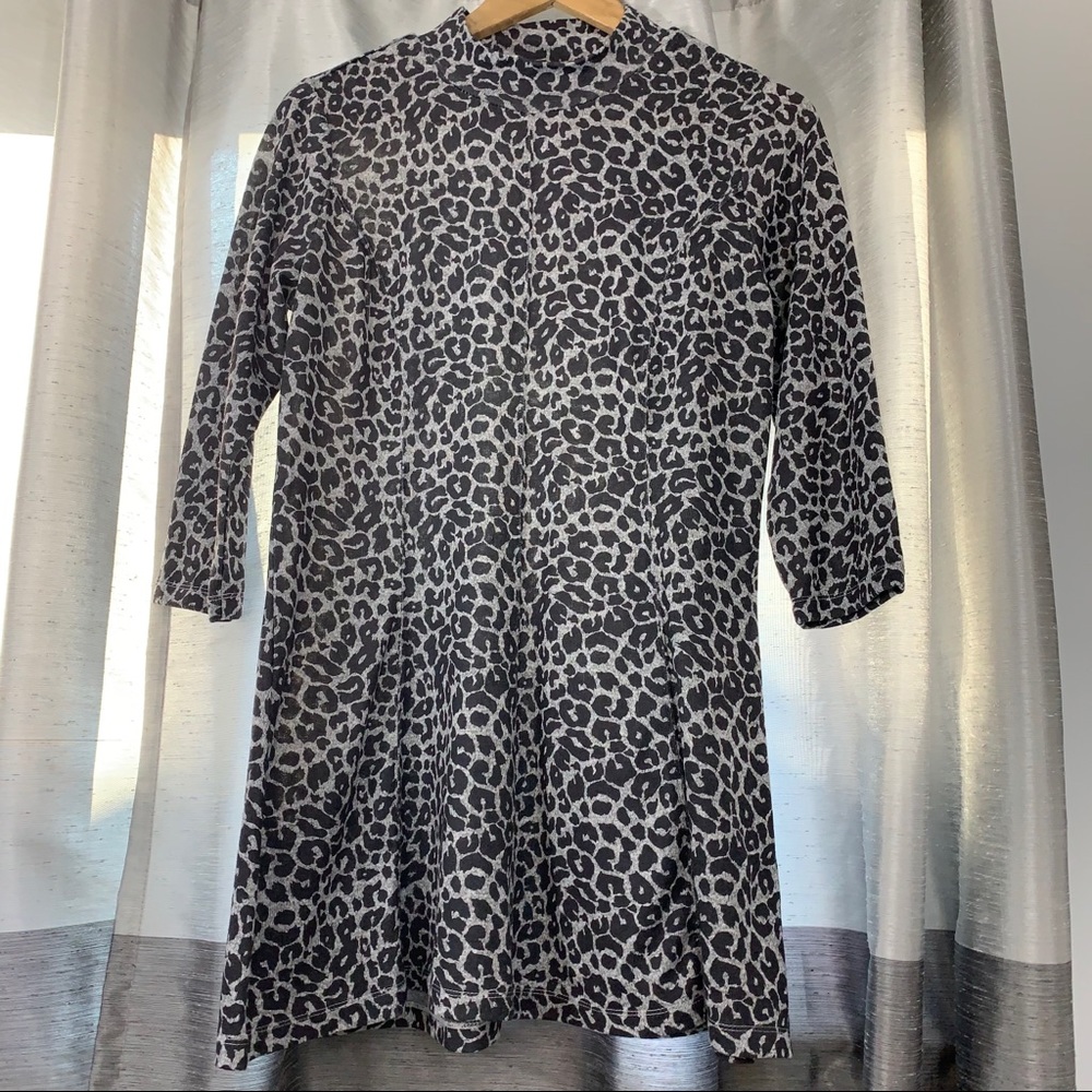 CLEO Leopard Print Women’s Tunic Top